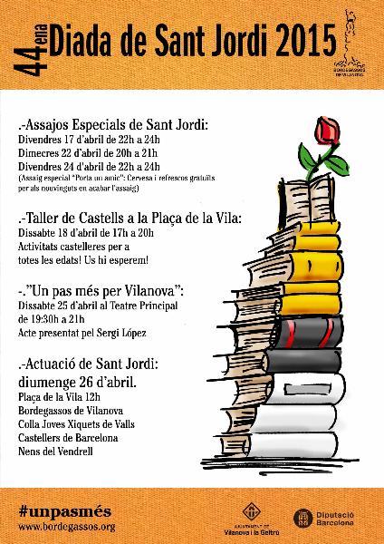 44a diada de Sant Jordi dels Bordegassos de Vilanova