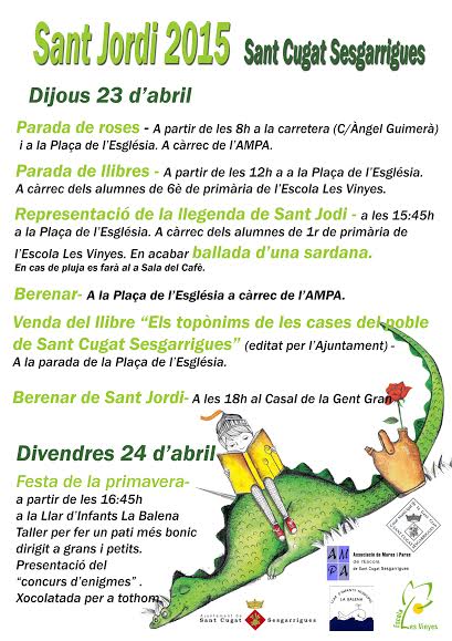 Sant Jordi a Sant Cugat Sesgarrigues