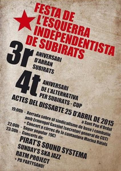  3a Festa de l'Esquerra Independentista 