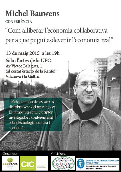 Michel Bauwens a Vilanova i la Geltrú