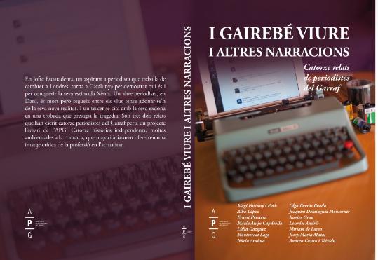 El llibre de relats de l'APG es presenta divendres al Foment Vilanoví