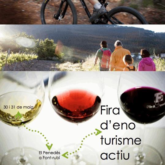 Fira d'enoturisme actiu, el Penedès a Font-rubí