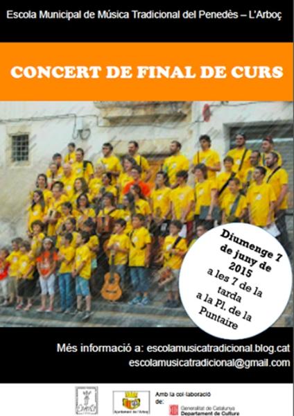 Concert de final de curs a l'escola de música
