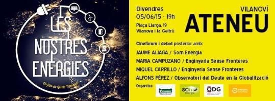 Les nostres energies, a l'Ateneu Vilanoví