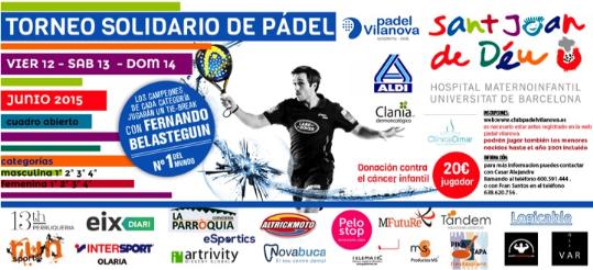 Torneig solidari de pàdel a Vilanova