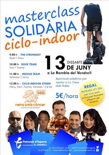 Masterclass solidària de ciclo-indoor