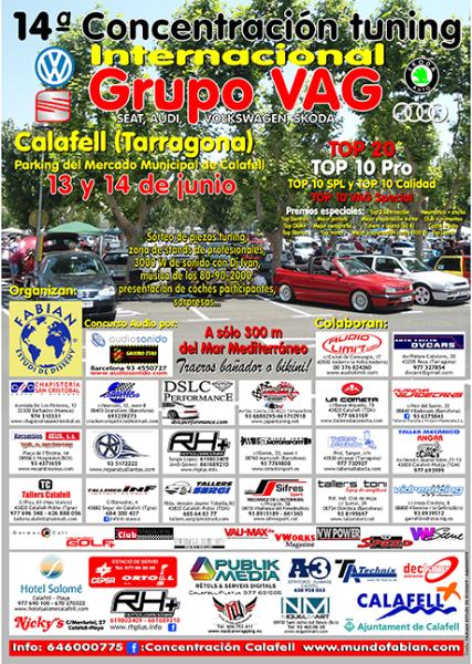 14a concentració Tuning Grup VAG, a Calafell