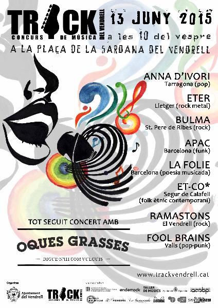 La final del Track. Concurs de Música del Vendrell