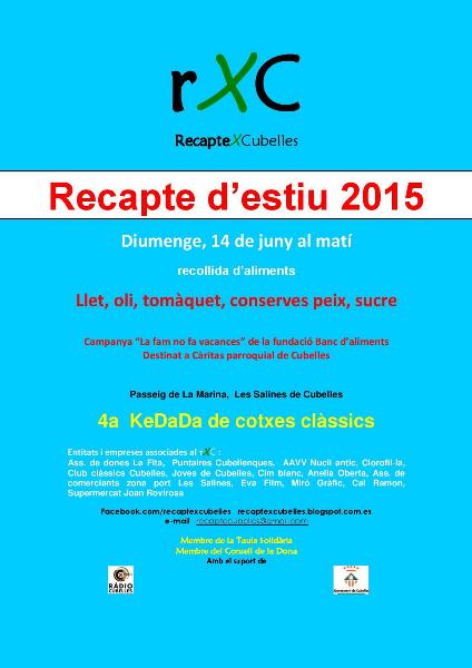 Recapte d'estiu a Cubelles