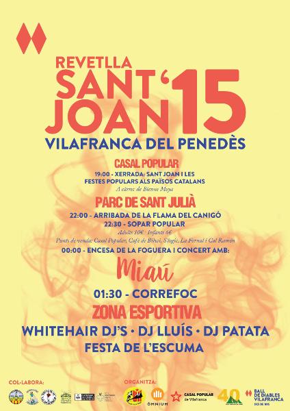 Revetlla de Sant Joan a Vilafranca