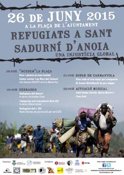 Sant Sadurní commemora el Dia del refugiat