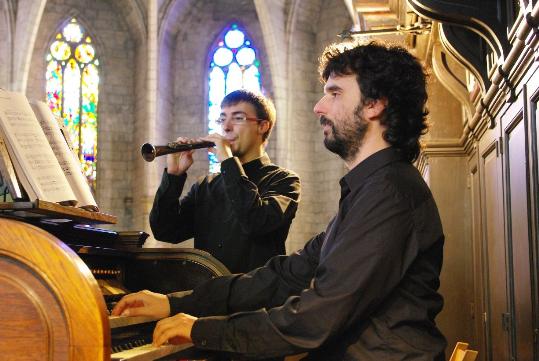 concert d’orgue i gralla amb Jordi Mestres i Jonatan Carbó