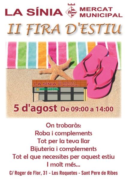 II Fira estiu Mercat Municipal La Sínia