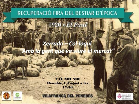 Col·loqui per recordar l'època de mercat a la plaça dels Porcs