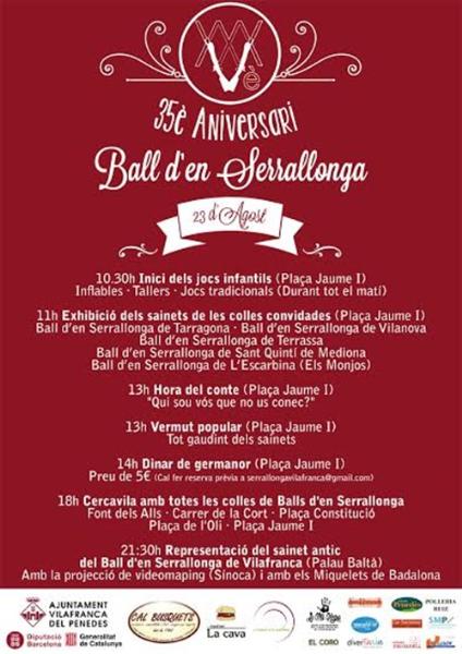  35é aniveresari Ball d'en Serrallonga
