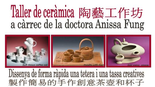 Taller de ceràmica creativa a càrrec de la ceramista xinesa Anissa Fung