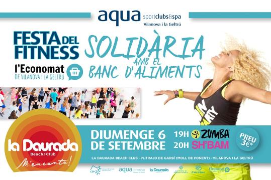 Festa del fitness a favor de l'Economat de Vilanova