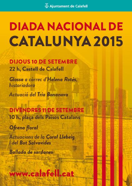 Diada Nacional de Catalunya a Calafell