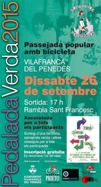 Agafa la bicicleta i vine a la Pedalada Verda!