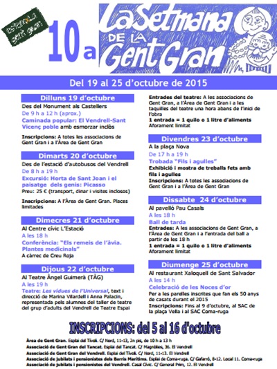 Setmana de la Gent Gran del Vendrell