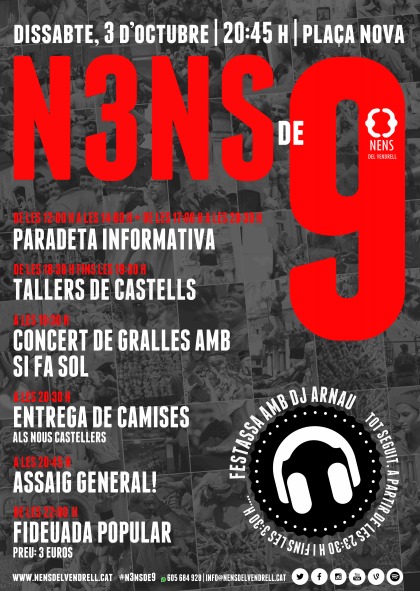 Assaig especial 3d9f dels Nens del Vendrell