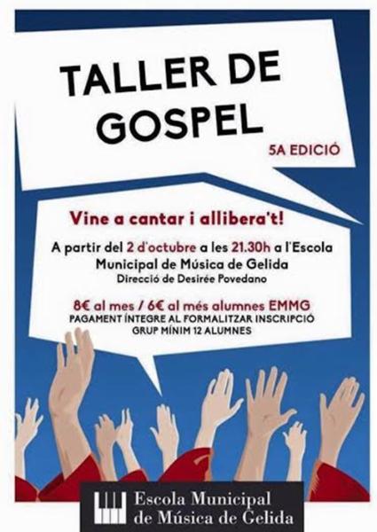 5a Edició del taller Gospel