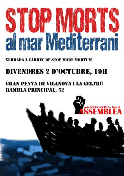 Xerrada Stop morts al Mediterrani