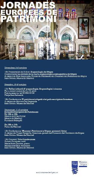 Jornades Europees del Patrimoni a Sitges