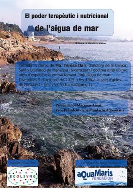 Xerrada sobre aigua de mar