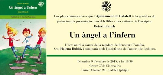 Rresentació de la reedició d'Un àngel a l'infern