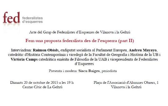 Fem una proposta federalista des de l’esquerra (part II)