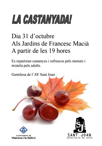 La Castanyada, a Sant Joan