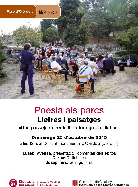 Poesia als parcs arriba a Olèrdola