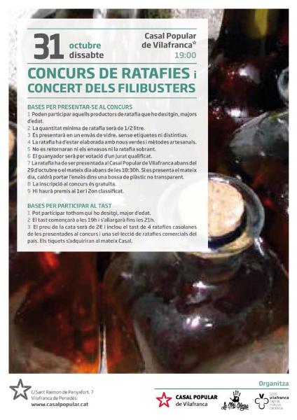 Concurs de Ratafies al Casal Popular