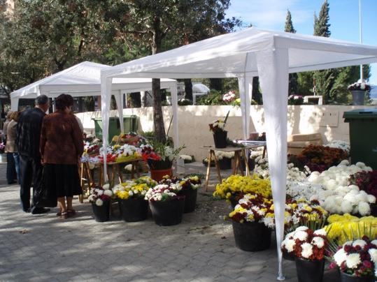 Mercat de Flors de Tots Sants a Vilafranca