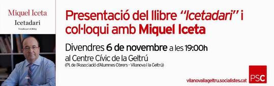 Presentació del llibre 'Icetari' a Vilanova