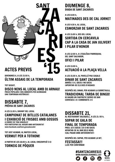 Sant Zacaries, patró dels Nens del Vendrell