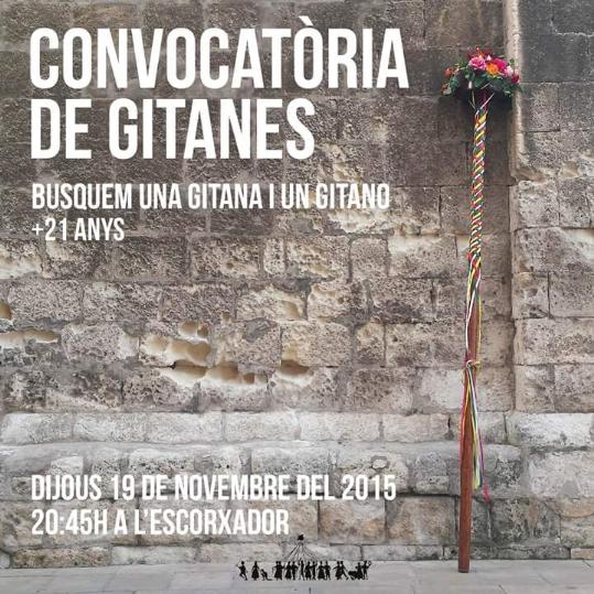 Convocatòria del Ball de les Gitanes de Vilafranca