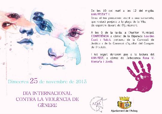 Dia Internacional contra la Violència de Gènere a L’Arboç