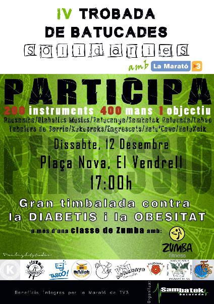 IV Trobada de Batucades Solidàries al Vendrell