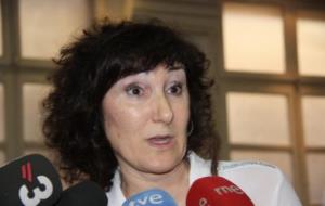 Aida Ruiz, directora de la Fundació Maria Aurèlia Campany en la presentació de l'estudi 'Igualtat retributiva i negociació col·lectiva' elaborat per l