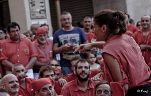 Aina Mallol, cap de colla dels Xicots de Vilafranca