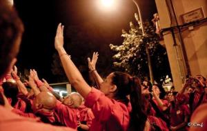 Aina Mallol, cap de colla dels Xicots de Vilafranca