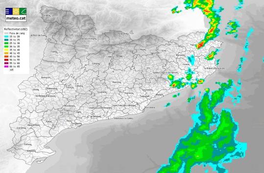 EIX. Alerta del Pla INUNCAT per les tempestes previstes a partir de la tarda
