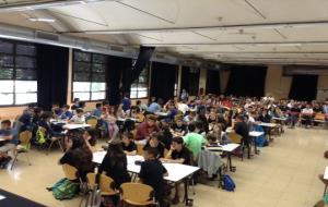 Alumnes de l'institut de Baix a Mar de Vilanova, a la final europea de les proves Cangur