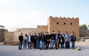 Alumnes d'un institut de Berlín visiten Calafell en un intercanvi amb l'Institut La Talaia. Ajuntament de Calafell