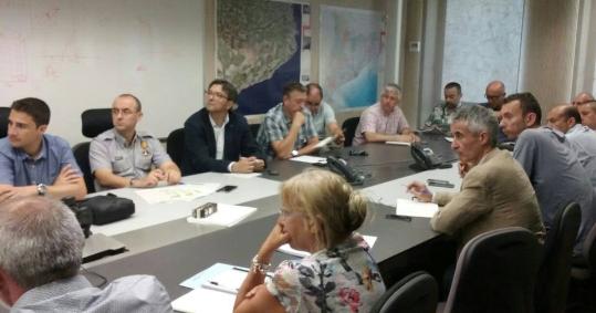 Aquest migdia s’ha reunit al Centre d’Emergències de Catalunya CECAT el Comitè Tècnic de Seguiment del Risc per onada de calor. Generalitat de Catalun