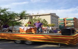 Arribada de la flama del Canigó a Vilanova