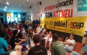 CUP. Assemblea de la CUP a Sitges