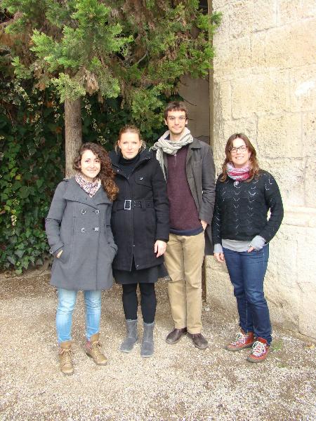 Ajuntament de Vilafranca. Aura Gumà, Bernat Soler, Ines Schaikowski, Maria Martínez i Susanna Inglada, a la  biennal de Vilafranca